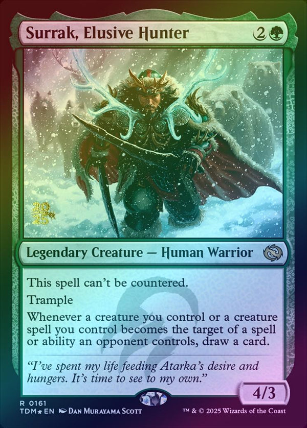 Surrak, Elusive Hunter - Prerelease Promo (Foil) (PTDM)
