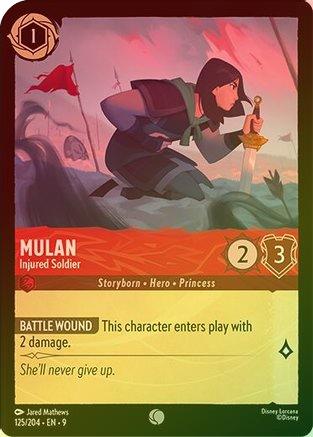 Mulan (Injured Soldier) (Fabled Reprint) - 125/204 - Common (Foil)