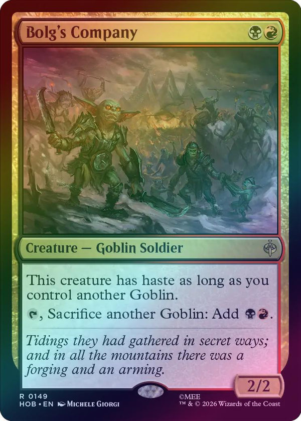 Bolg's Company (Foil) (HOB) (Pre-Order)