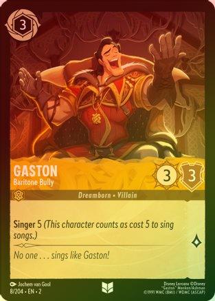 Gaston (Baritone Bully) - 8/204 - Uncommon (Foil)