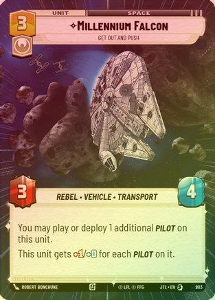 Millennium Falcon - Get Out And Push (Hyperspace) - 983 - Special (Foil)