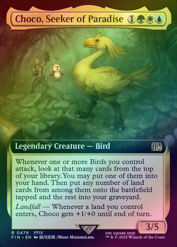 Choco, Seeker of Paradise - Extended Art (Foil) (FIN)