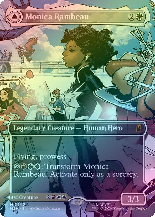 Monica Rambeau // Photon, Living Light - Borderless Scene (Foil) (MSH) (Pre-Order)