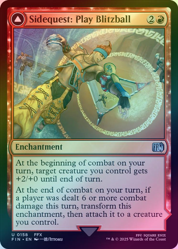 Sidequest: Play Blitzball // World Champion, Celestial Weapon (Foil) (FIN)