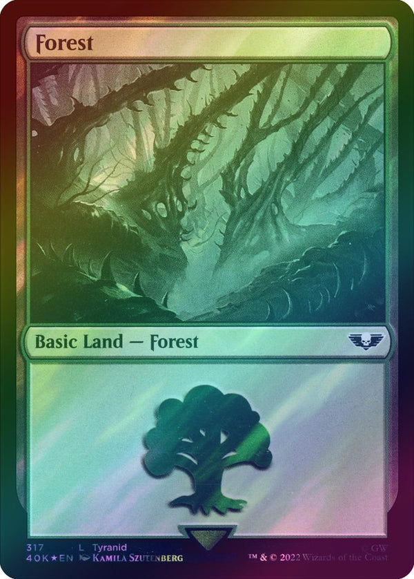 Forest (317) (Surge Foil) (40K)