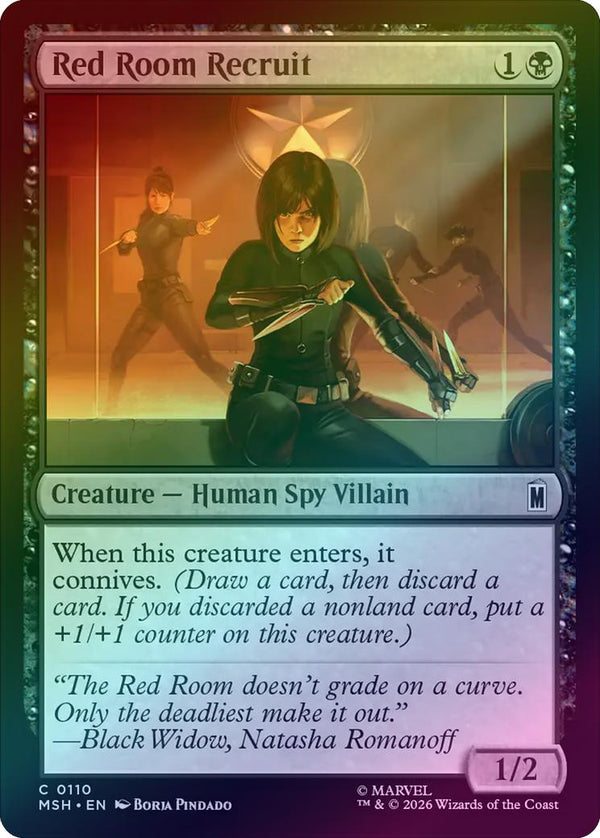 Red Room Recruit (Foil) (MSH) (Pre-Order)
