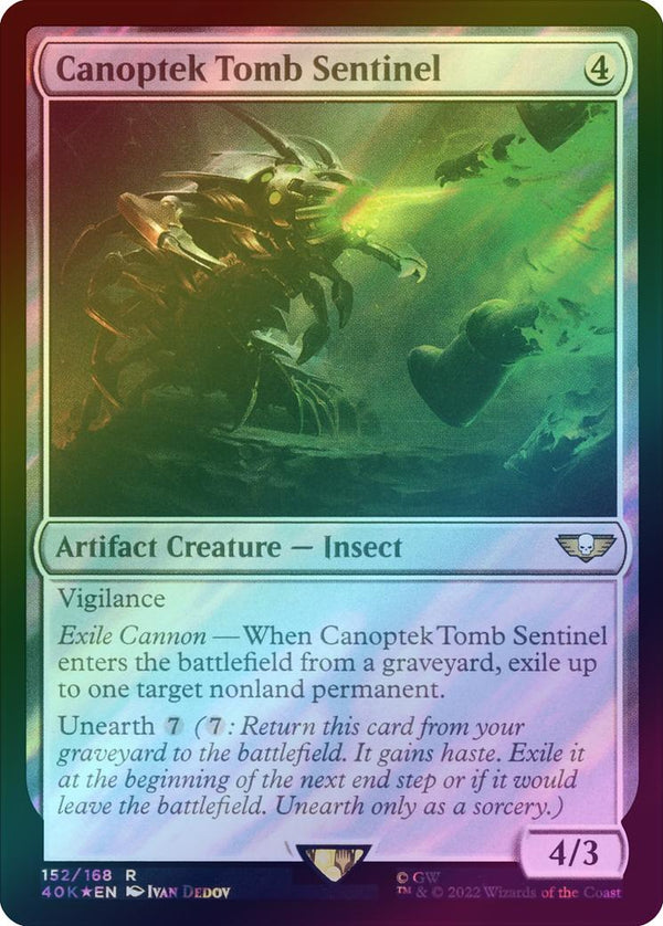 Canoptek Tomb Sentinel (Surge Foil) (40K)