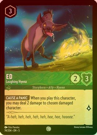 Ed (Laughing Hyena) - 74/204 - Common (Foil)