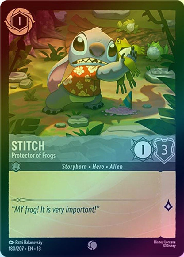 Stitch (Protector of Frogs) - 180/207 - Common (Foil)