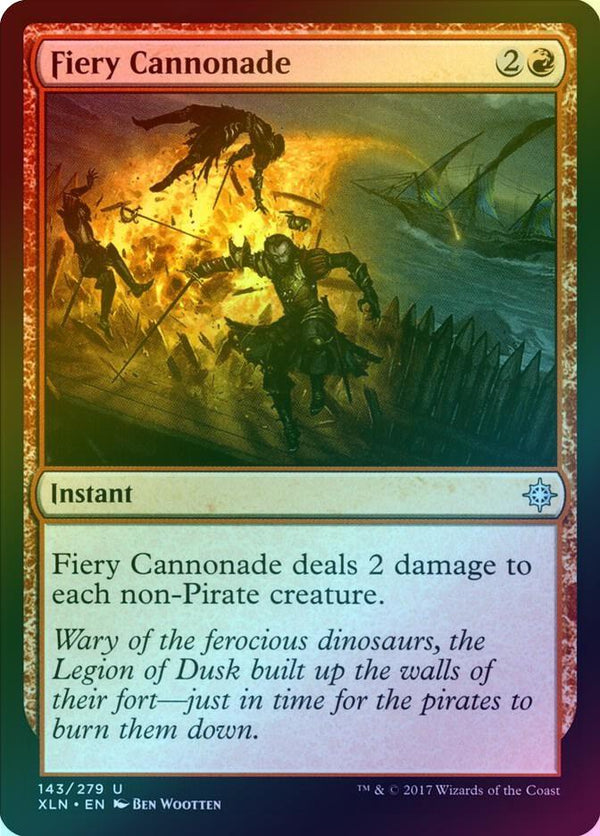 Fiery Cannonade (Foil) (XLN)