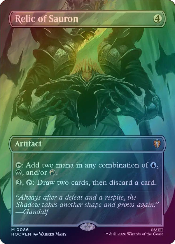 Relic of Sauron - Borderless (Surge Foil) (HOC)