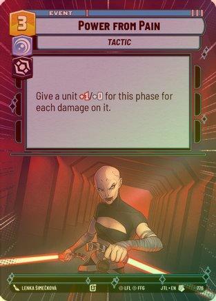 Power from Pain (Hyperspace) - 776 - Uncommon (Foil)