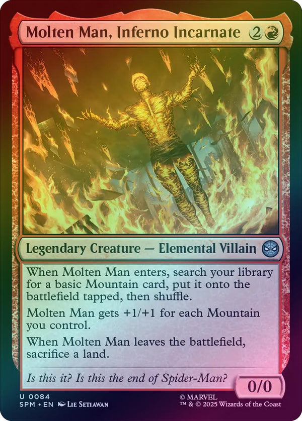 Molten Man, Inferno Incarnate (Foil) (SPM)