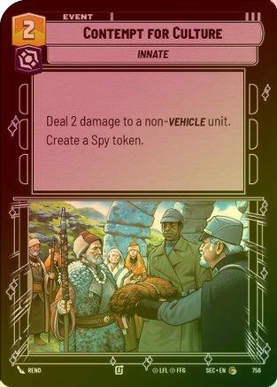 Contempt for Culture (Foil) - 756 - Common (Foil)