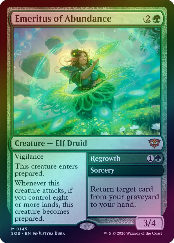 Emeritus of Abundance // Regrowth (Foil) (SOS)