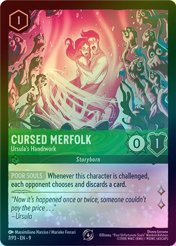 Cursed Merfolk (Ursula's Handiwork) - 7 - Promo (Foil)
