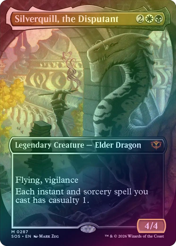 Silverquill, the Disputant - Borderless (Foil) (SOS)