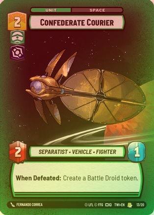 Confederate Courier - Weekly Play Promo - 13/20 - Rare (Foil)