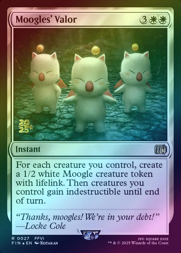 Moogles' Valor - Prerelease Promo (Foil) (PFIN)