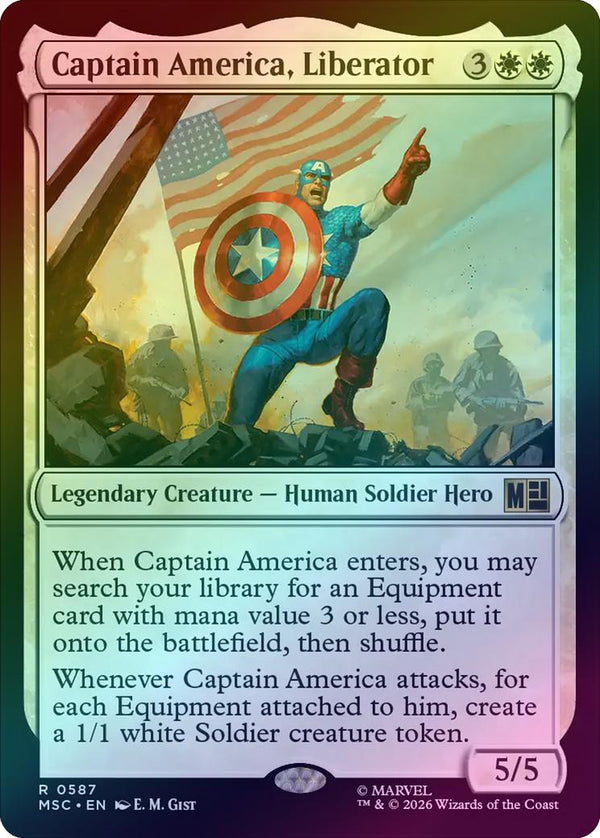 Captain America, Liberator (Foil) (MSC) (Pre-Order)