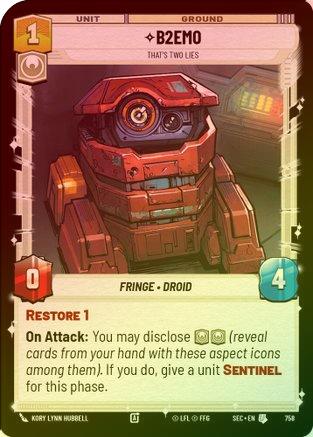 B2EMO - That's Two Lies (Foil) - 758 - Uncommon (Foil)