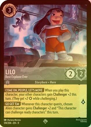 Lilo (Best Explorer Ever) - 174/204 - Super Rare (Foil)