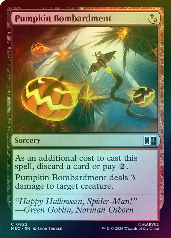 Pumpkin Bombardment (Foil) (MSC)