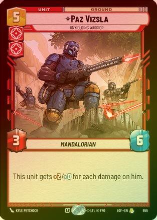 Paz Vizsla - Unyielding Warrior - 655 - Rare (Foil)