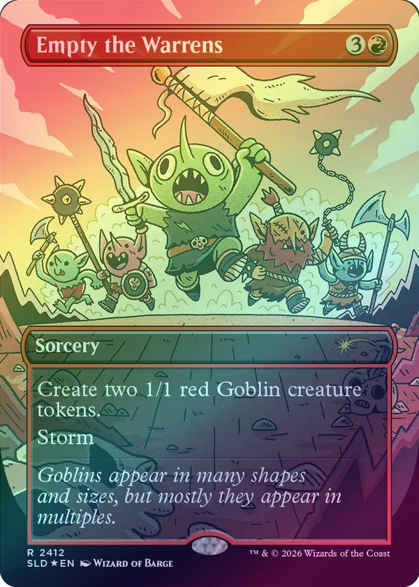 Empty the Warrens - Goblin Storm (Foil) (SLD)