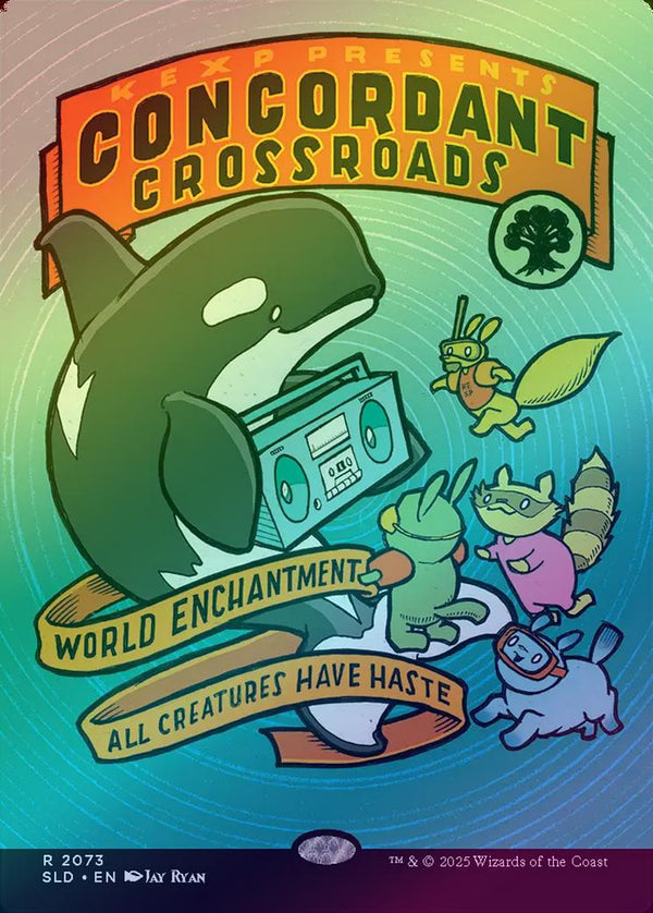 Concordant Crossroads - Secret Lair x KEXP: You Are Not Alone (Rainbow Foil) (SLD)