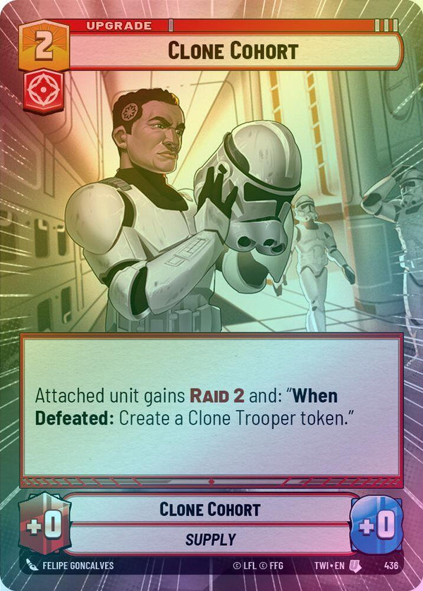 Clone Cohort (Hyperspace) - 436 - Uncommon (Foil)
