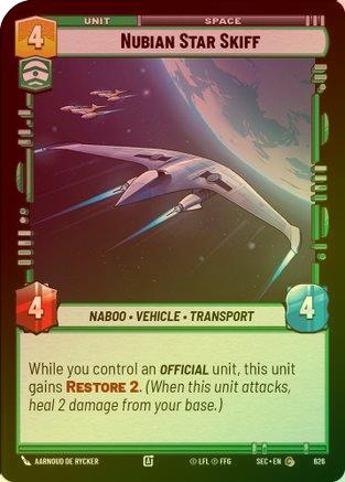 Nubian Star Skiff (Foil) - 626 - Common (Foil)