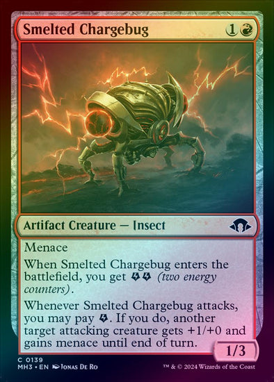 Smelted Chargebug (Foil) (MH3)