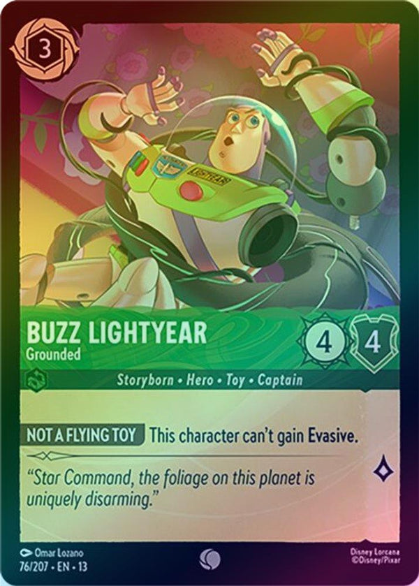 Buzz Lightyear (Grounded) - 76/207 - Common (Foil)