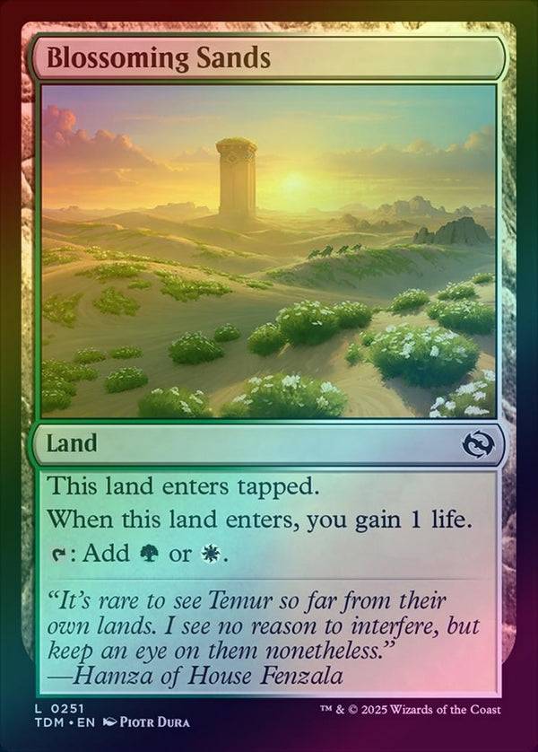 Blossoming Sands (Foil) (TDM)