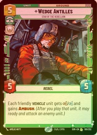 Wedge Antilles - Star of the Rebellion - 100/252 - Rare (Foil)