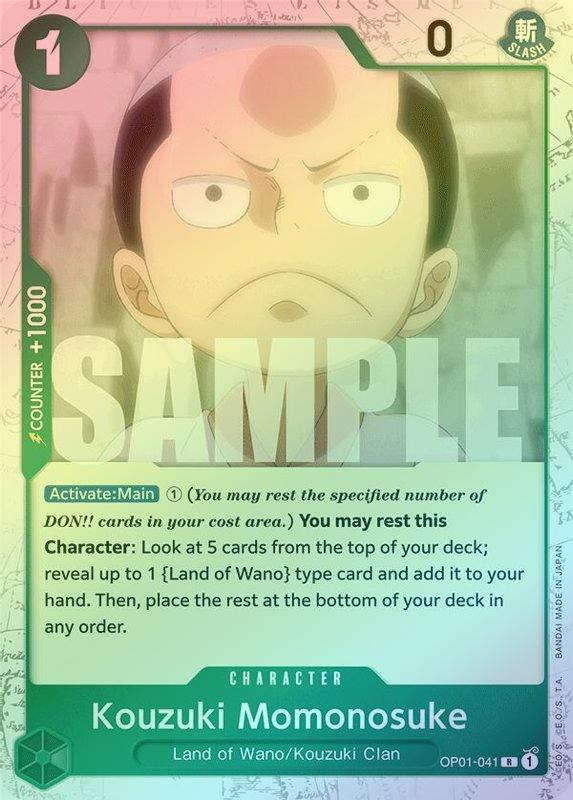 Kouzuki Momonosuke (Jolly Roger Foil) - OP01-041 - Rare