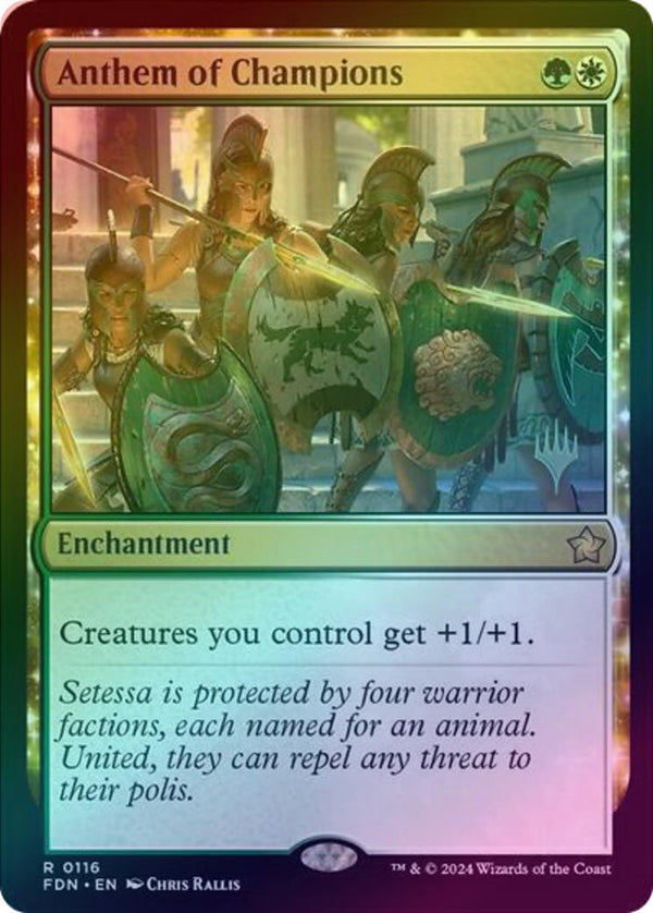 Anthem of Champions - Promo Pack (Foil) (PFDN)