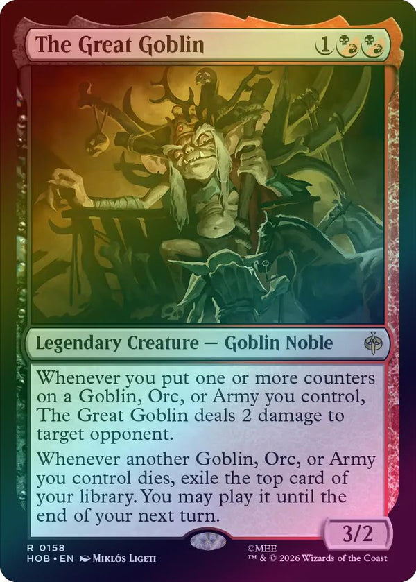 The Great Goblin (Foil) (HOB) (Pre-Order)