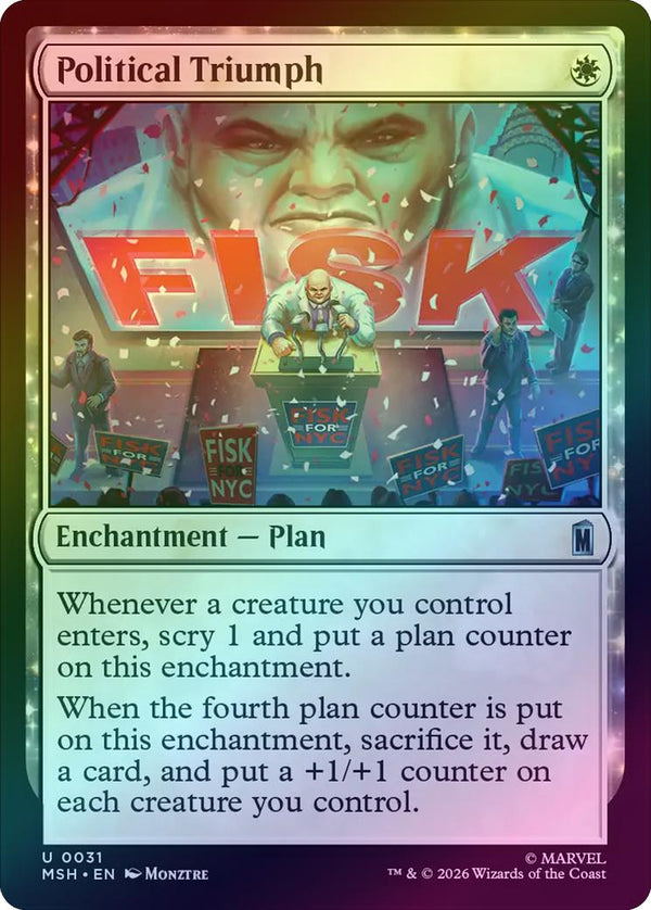 Political Triumph (Foil) (MSH) (Pre-Order)