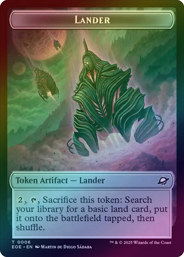 Lander // Robot Token (Foil) (TEOE)