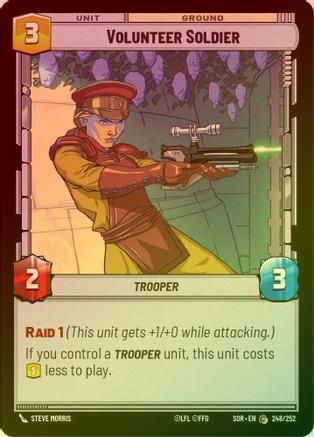 Volunteer Soldier - 248/252 - Common (Foil)