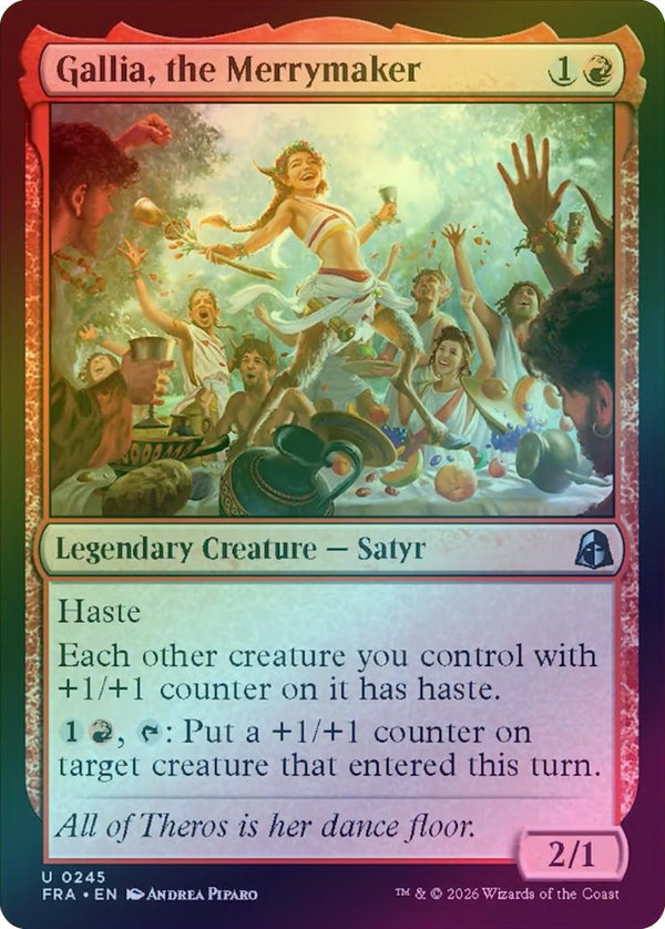Gallia, the Merrymaker (Foil) (FRA)