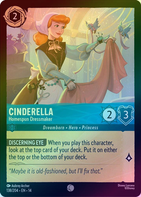 Cinderella (Homespun Dressmaker) - 138/204 - Common (Foil)