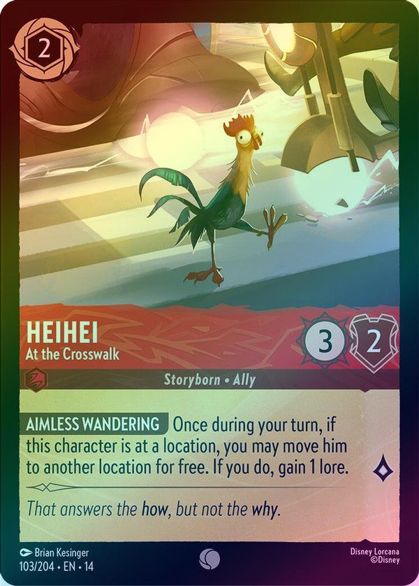Heihei (At the Crosswalk) - 103/204 - Common (Foil)