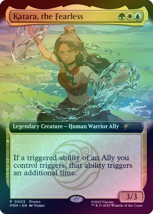 Katara, the Fearless - Extended Art (Foil) (PURL)