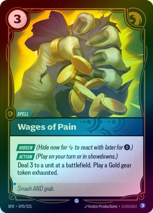 Wages of Pain - 070/221 - Common (Foil)