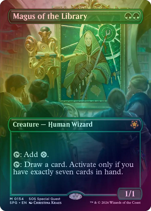 Magus of the Library - Borderless (Foil) (SPG)