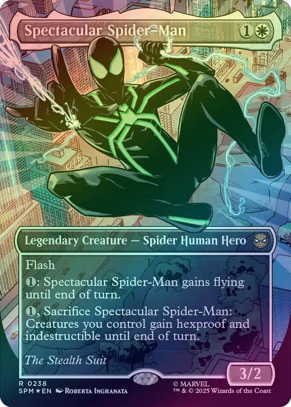 Spectacular Spider-Man - The Stealth Suit (238) (Textured Foil) (SPM)