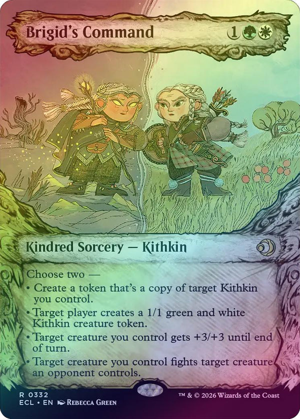 Brigid's Command - Fable Frame Showcase (Foil) (ECL)